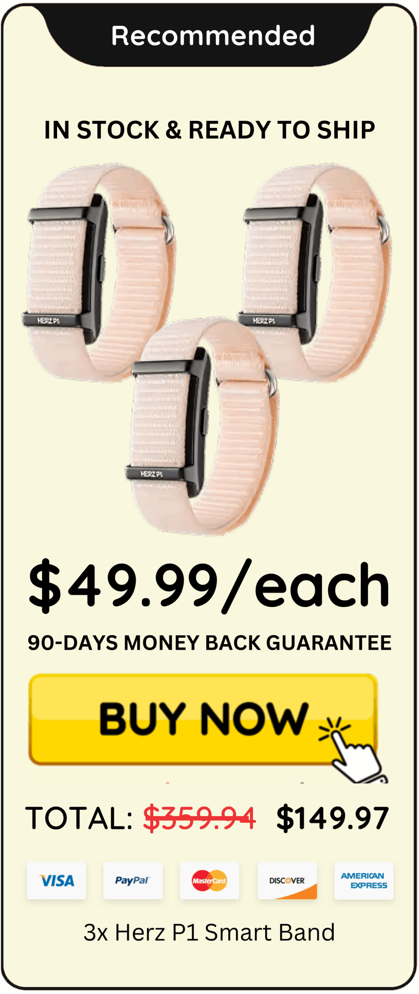 Herz P1 Smart Band offer price 