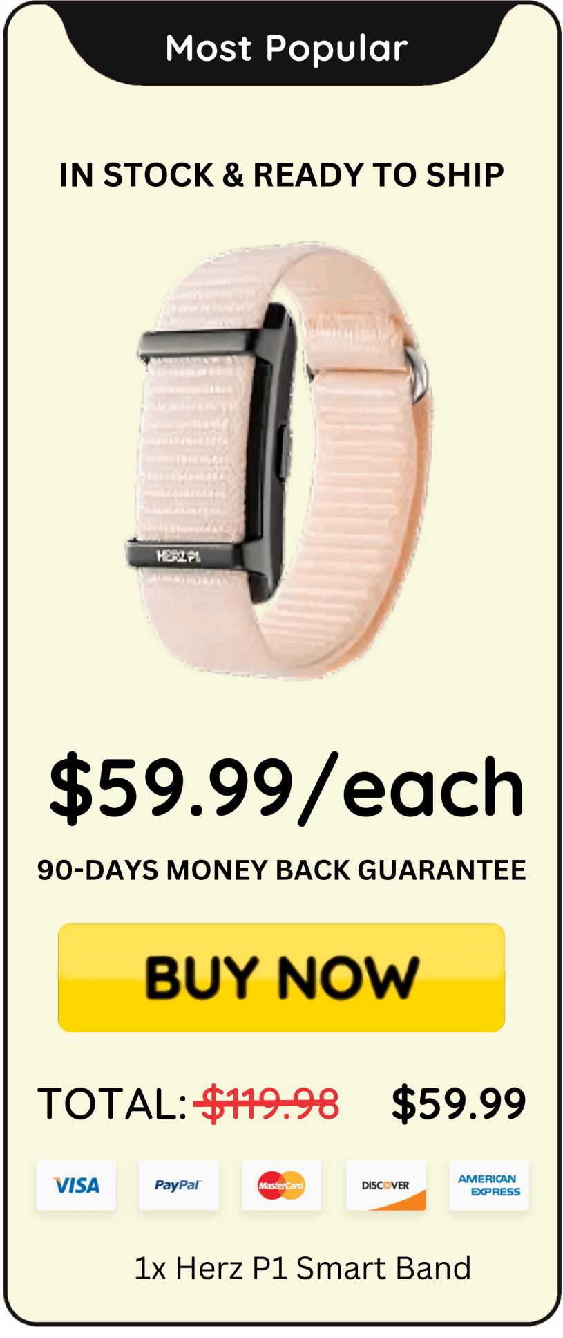 Herz P1 Smart Band offer price 